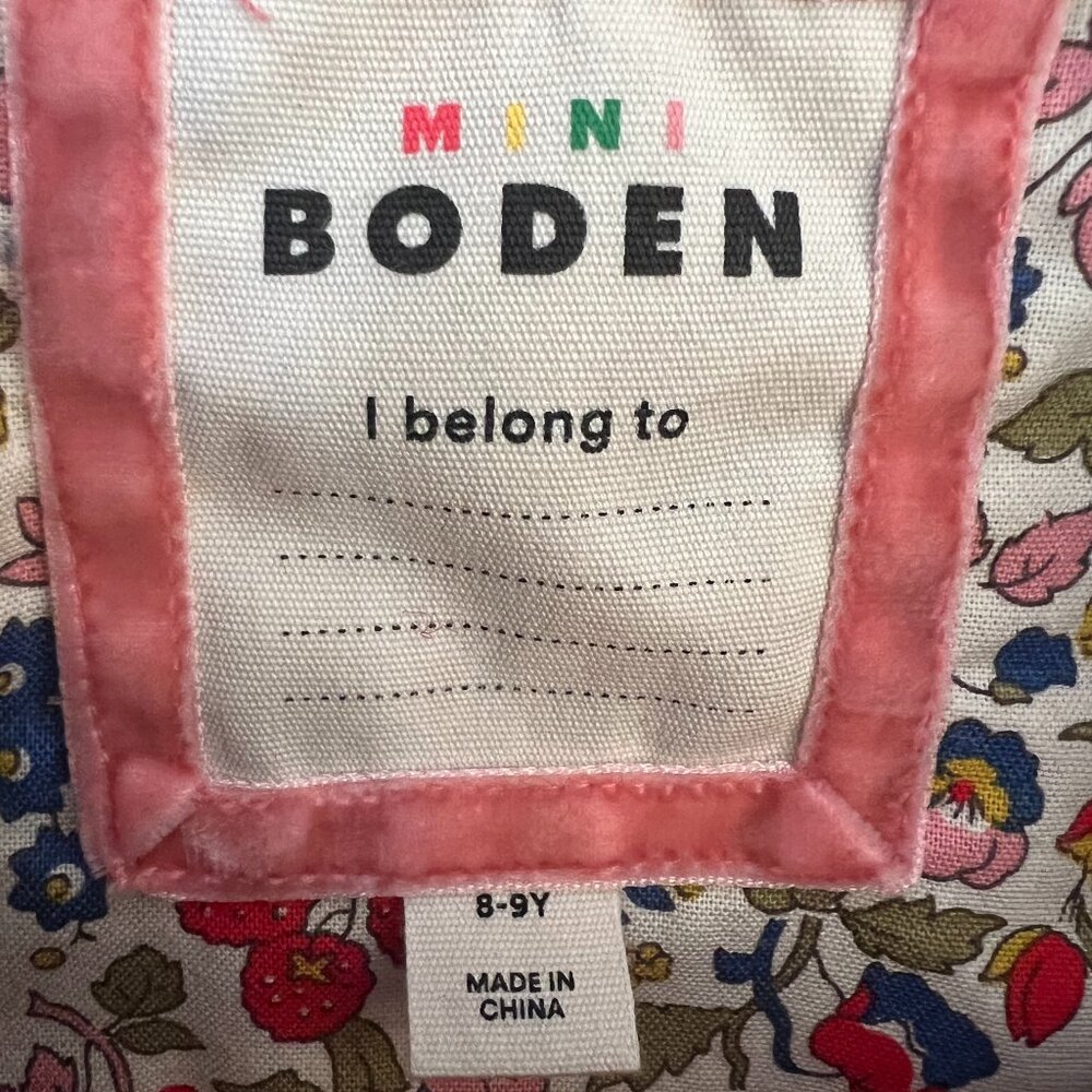Mini Boden Wool Blend Coat - Size 8-9 Kids - Picture 5 of 5